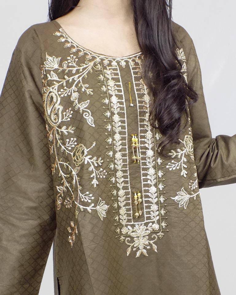 2 Pcs Stitched Cotton