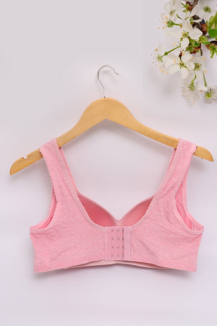 Soft Padded Unwired Polyester Nylon Stretchable Self Printed Sports Bra| Push up bra with high Coverage and support along with broad straps