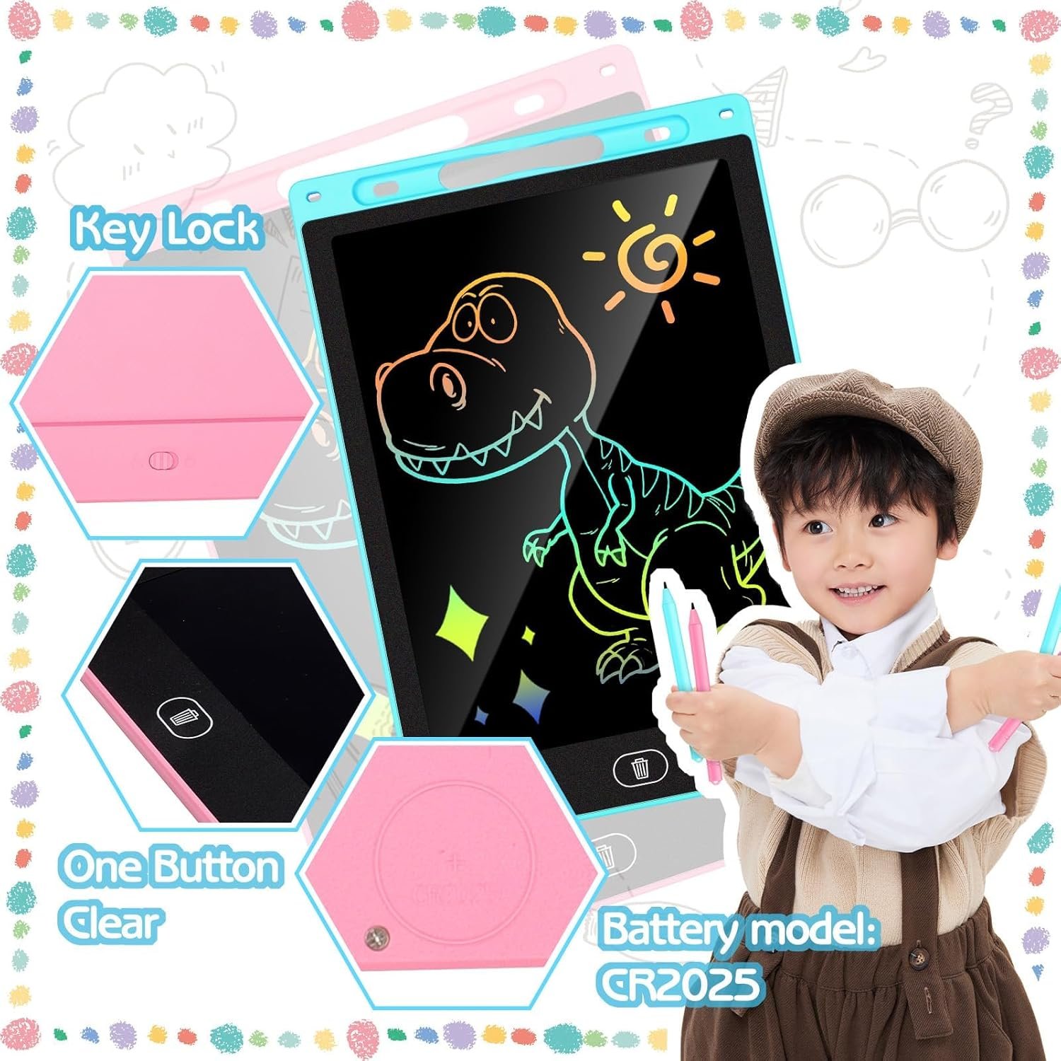 Best LCD Writing Tablet for Kids and Students | Digital Drawing and Writing Pad