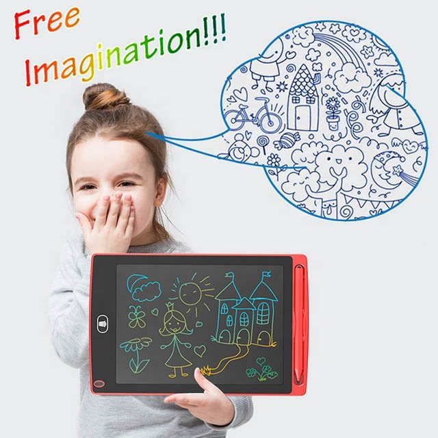 Colorful 8.5" Graphics Drawing Pen Mini LCD Writing Tablet Writing Board with Free Stylus Writing Pad for Students