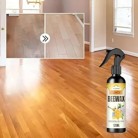 Natural Beeswax Furniture Polish| AUTOGROOMZ Beeswax Spray| Wood Floor Cleaner and Polish| Furniture Polish Spray| Natural Wood Polish| Beeswax Spray for Wood| Wood Protection Polish