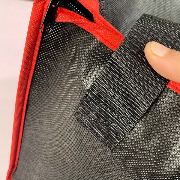 Foldable Waterproof Blanket Storage Bag | Oxford Fabric Bedding, Pillows, Quilt, and Clothes Organizer | 100 GSM Black