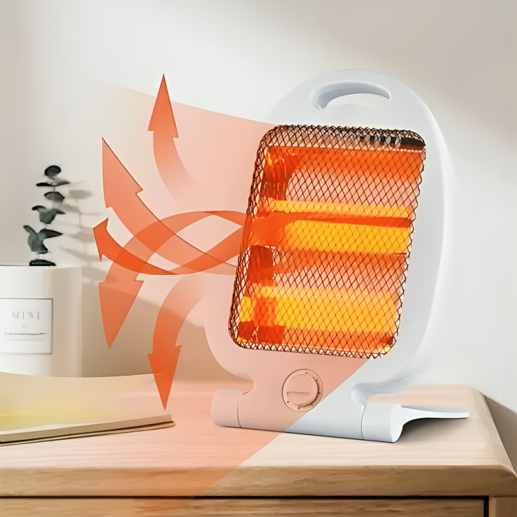Small 800W Ceramic Heater for Home & Office