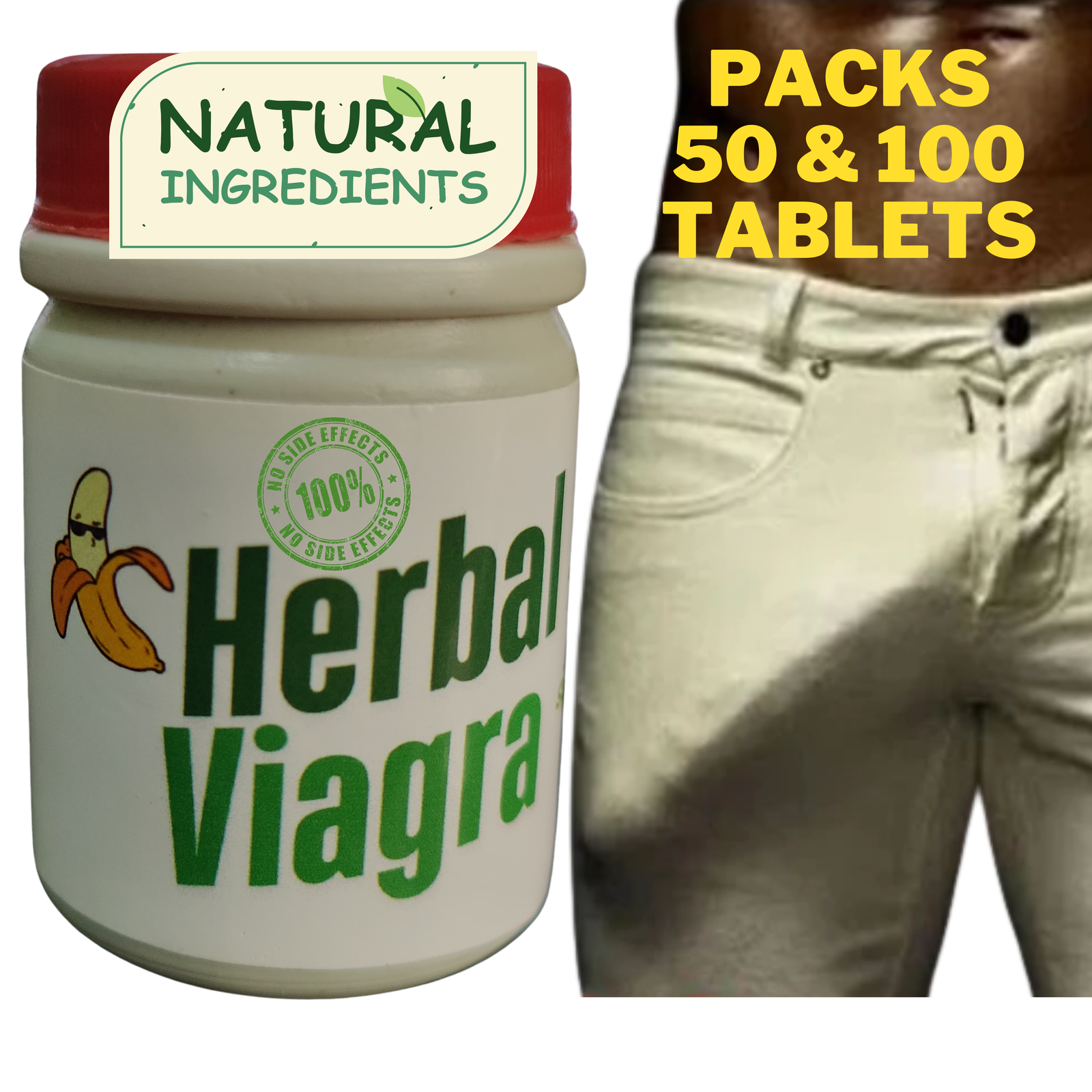 Natural Herbal Viagra Tablets | Enhance Sexual Health & Stamina | Performance Booster