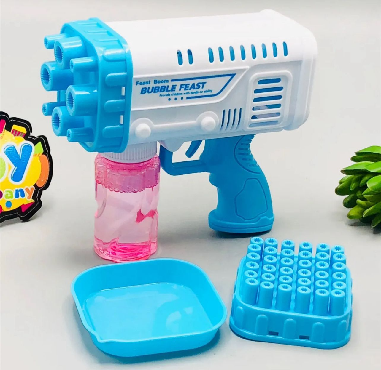 36-Hole Electric Bubble Gun for Kids – Automatic Bubble Blower Toy