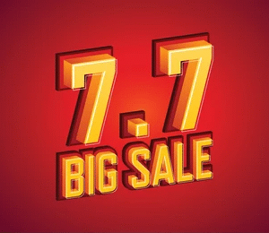 7.7 sale