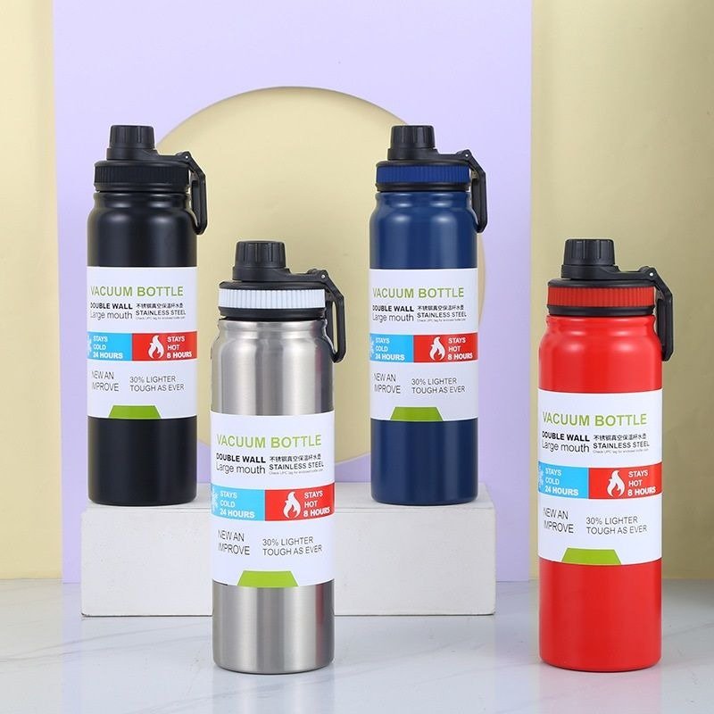 Flip Top 900ml Stainless Steel Vacuum Water Bottle