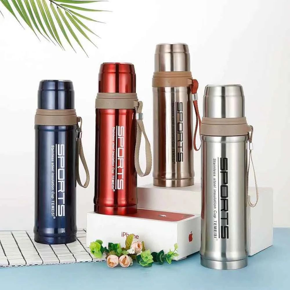 Sports Vacuum Flask 750ml Stainless Steel Water Bottle
