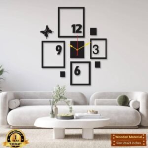 4 Frame Wall Clock