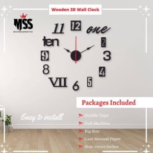 Mix Digit Wall Clock