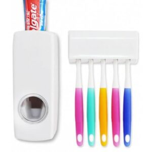 [High Quality] Toothpaste Dispenser Automatic Toothpaste Squeezer and Holder Set - Order Now