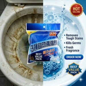 10 Pcs Toilet Cleaner Tablets Powerful WC Cleaning Fresh Fragrance Easy To Use