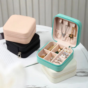 Radom Color Latest Jewelry Organizer Box for Travelling | Compact Leather Box for Jewelry & Hair Accessories