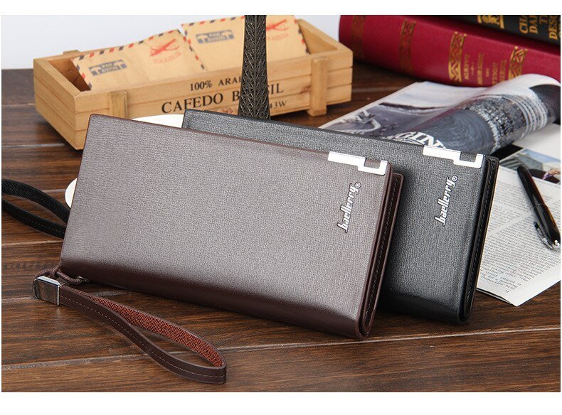 Leather Long Wallet for Men | High-Quality Real Leather | Stylish and Durable Leather Wallets