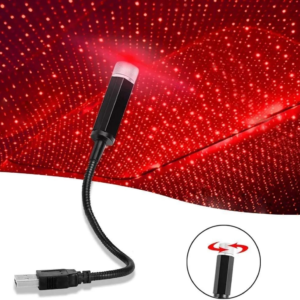 Romantic LED Car Roof Star Night Light Projector | Galaxy Atmosphere Lamp | USB Decor Light