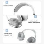 P9 Headphones Price in Pakistan – Wireless Bluetooth Over-Ear Headphones with Deep Bass and Long Battery Life - Image 2