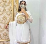 3 Pcs Chiffon Women Stitched Suit - Image 11
