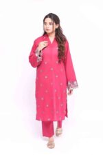 Brand Layan Fabric Lawn 2 Piece Stitched