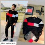 2 Pcs Men's Stitched polyester printed tracksuit
