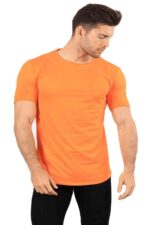 Best Quality Basic T Shirt – Round Neck, Short Sleeve - Image 10