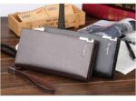 Leather Long Wallet for Men – Premium Stylish Slim Wallet with Card Holder and Cash Organizer for Everyday Use