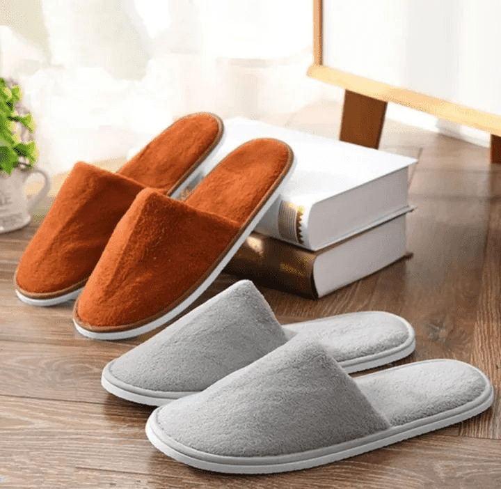 Buy Random Color Soft Cotton Slippers in Pakistan | Cozy & Comfy